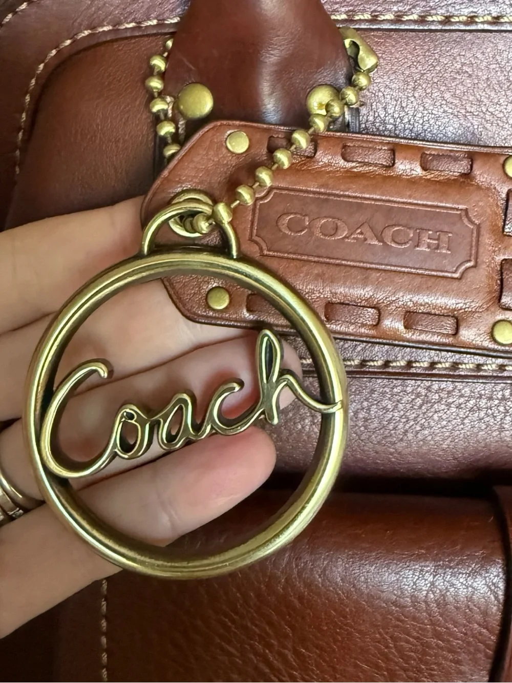Rare Coach 65th Anniversary Legacy Thompson Satchel NWOT | Whiskey Leather 2007